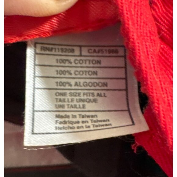 Reebok NHL Calgary Flames Hat Red & Black Adjustable Cap - Picture 7 of 8